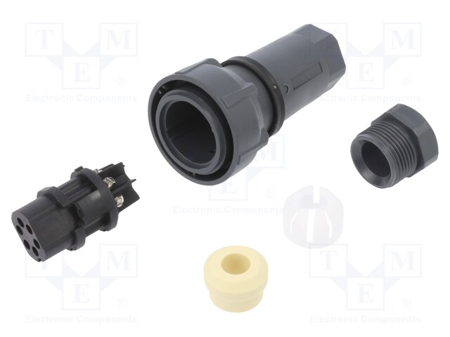 Connector: circular; plug; male; PIN: 6; bayonet,internal bayonet