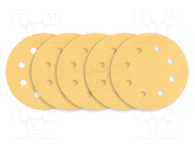 Cleaning cloth: sandpaper; Granularity: 180; Mounting: bur; Ø180mm