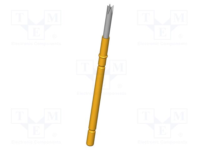Test needle; Operational spring compression: 4mm; 5A; Ø: 1.3mm