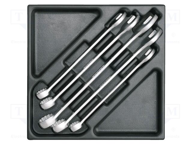Wrench-set; combination spanner; 5pcs.
