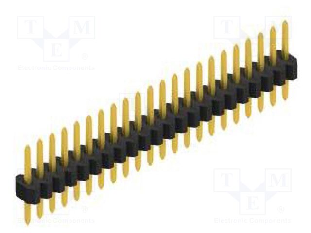 Connector: pin strips; pin header; male; PIN: 22; 1.27mm; THT; 1x22