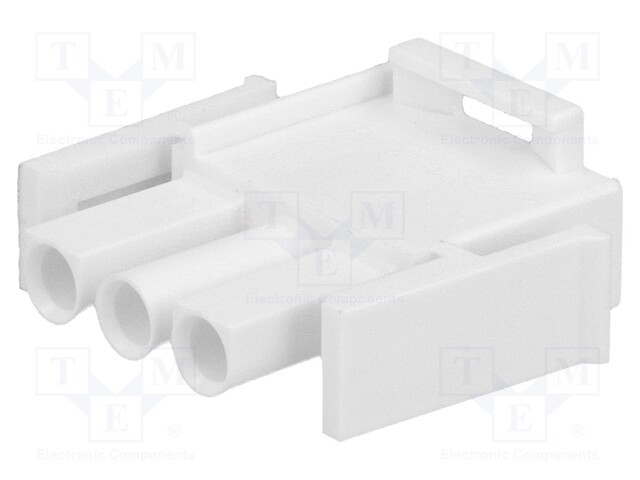 Plug; wire-wire/PCB; male/female; Universal MATE-N-LOK; 6.35mm