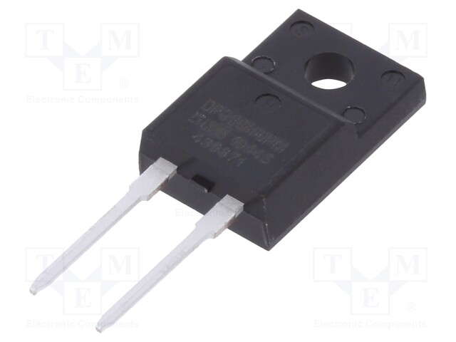 Diode: rectifying; THT; 400V; 10A; Package: tube; TO220FP-2; 45ns