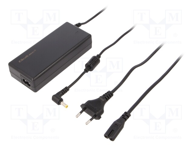 Power supply: switched-mode; 19VDC; 4.9A; Out: 5,5/2,5; 90W