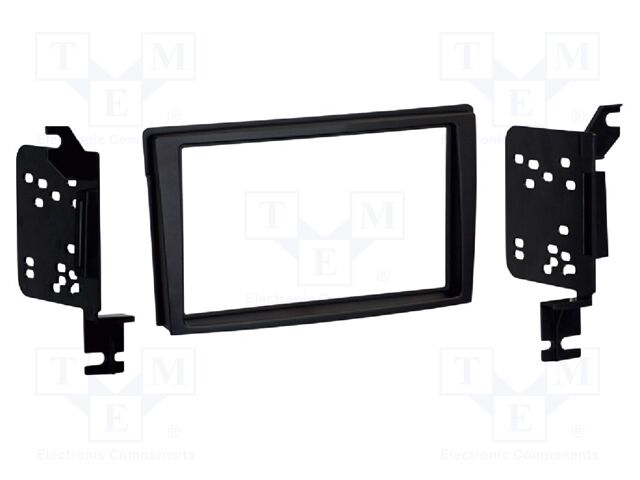 Radio frame; Mazda; 2 DIN; black