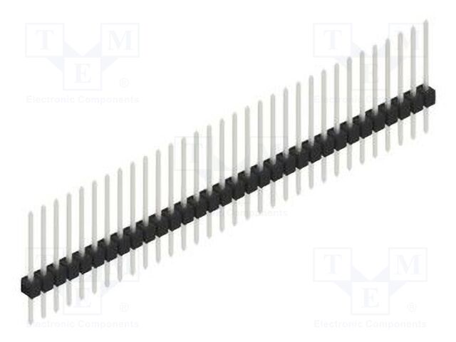 Connector: pin strips; pin header; male; PIN: 32; 2.54mm; THT; 1x32
