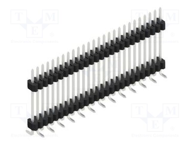 Connector: pin strips; pin header; male; PIN: 26; 1.27mm; SMT; 1x26