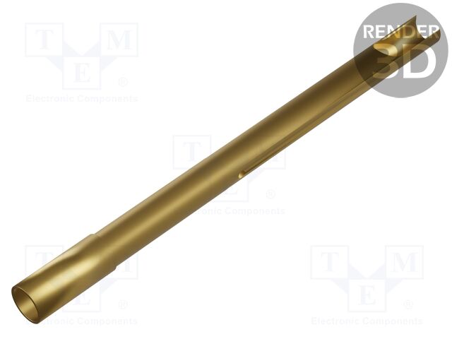 Test probe socket; Min.pitch: 2.54mm; brass; gold-plated; head SR