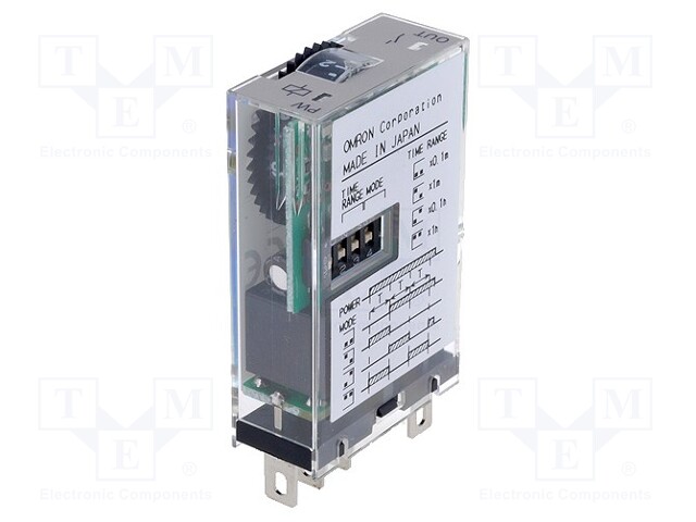 Timer; 0,1min÷10h; SPDT; 250VAC/3A; 24VDC; DIN,socket,on panel