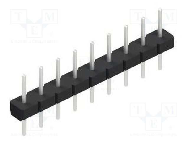 Connector: pin strips; pin header; male; PIN: 9; 2.54mm; THT; 1x9