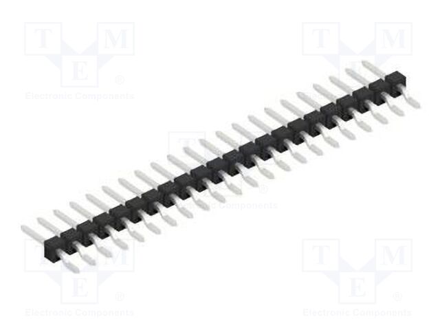 Connector: pin strips; pin header; male; PIN: 22; 2.54mm; SMT; 1x22