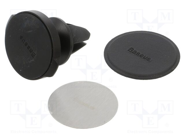 Car holder; black; air vent; Features: magnetic holder
