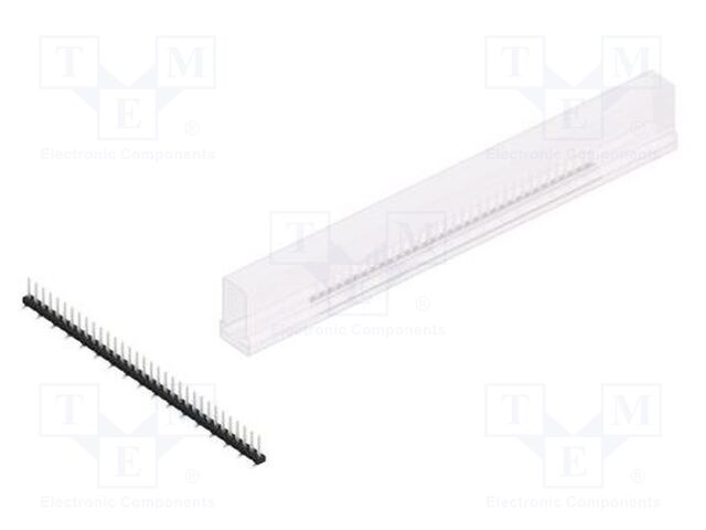 Connector: pin strips; pin header; male; PIN: 33; 2mm; SMT; 1x33