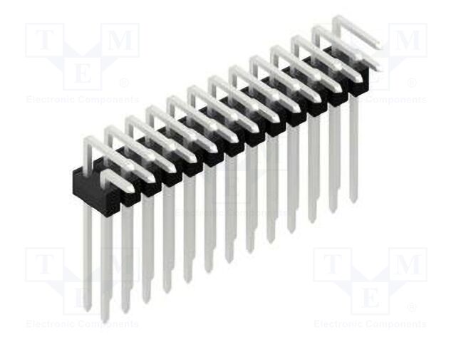 Connector: pin strips; pin header; male; PIN: 26; 2.54mm; THT; 2x13