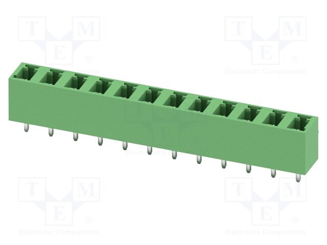 PCB headers, nominal cross section: 1.5 mm?, color: green, n
