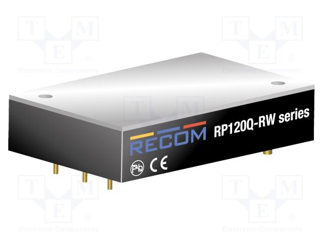 Converter: DC/DC; 120W; Uin: 40÷160V; Uout: 48VDC; Iout: 2.7A; 64g