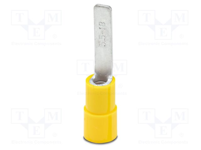PA; insulated; Body: yellow; Tip: wire pin