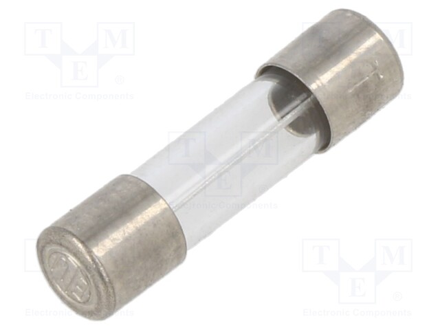 Fuse: fuse; time-lag; 8A; 250VAC; cylindrical,glass; brass