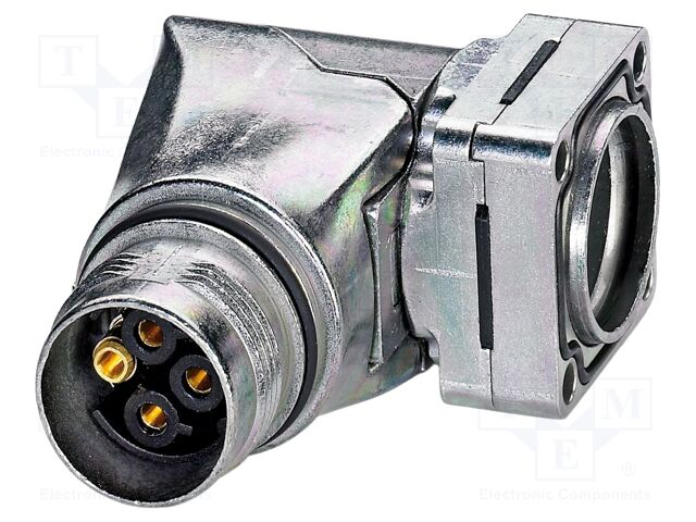 Connector: M17; socket; ST; female; PIN: 4; 630V; 20A; shielded; IP67