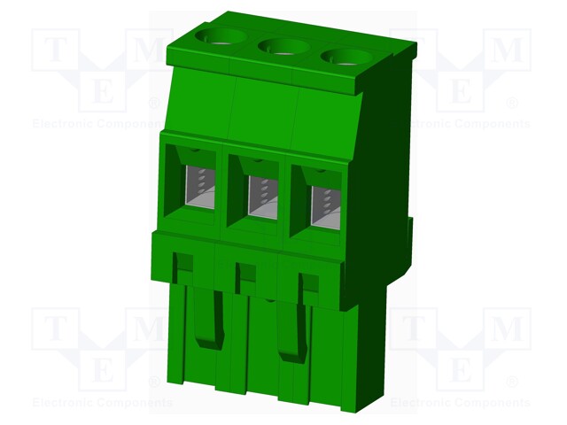 Connector: pluggable terminal block; plug; female; angled 90°