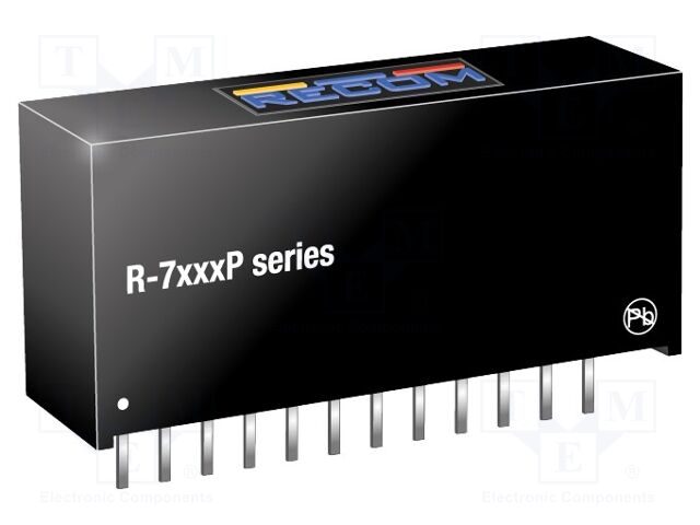 Converter: DC/DC; 20W; Uin: 6.5÷28V; Uout: 5VDC; Iout: 4A; SIP12; 9g