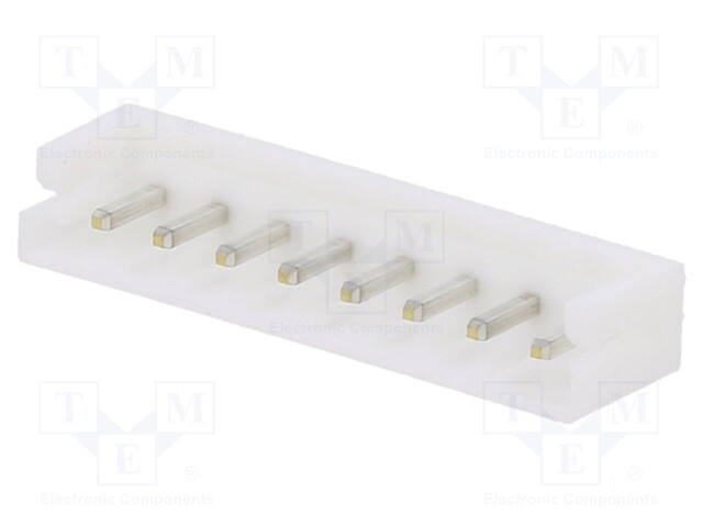 Wire-board; socket; male; EH; 2.5mm; PIN: 8; THT; 250V; 3A; -25÷85°C