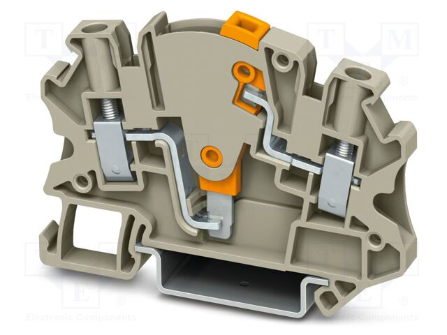 Splice terminal: rail; 28A; 500V; screw terminal; PA; 0.14÷6mm2