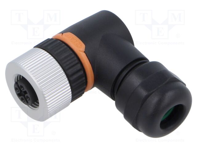 Connector: M12; plug; PIN: 4; female; A code-DeviceNet / CANopen