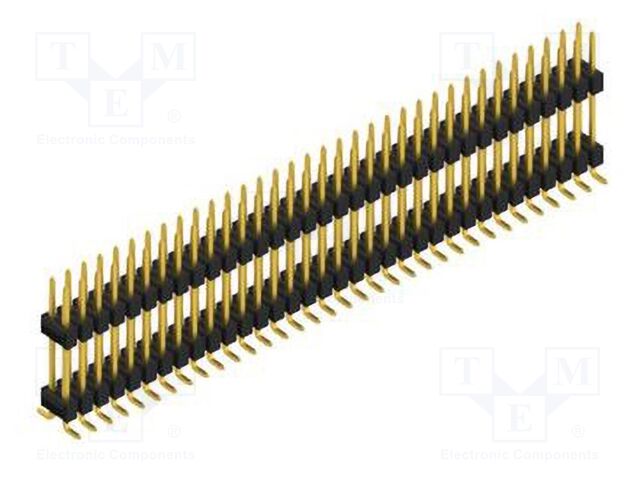 Connector: pin strips; pin header; male; PIN: 68; 2.54mm; SMT; 2x34