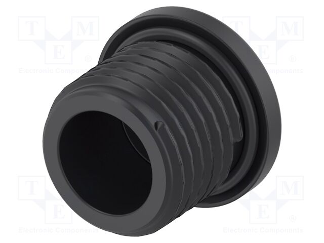 Stopper; polyamide; black; IP68; Entrelec; Gland: PG7; 10mm