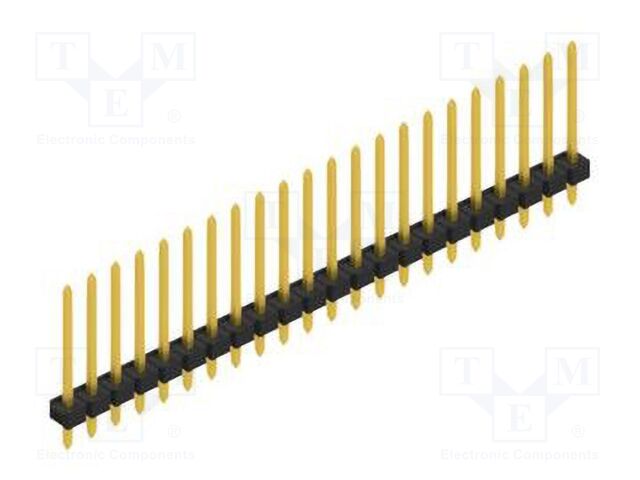 Connector: pin strips; pin header; male; PIN: 22; 2.54mm; THT; 1x22