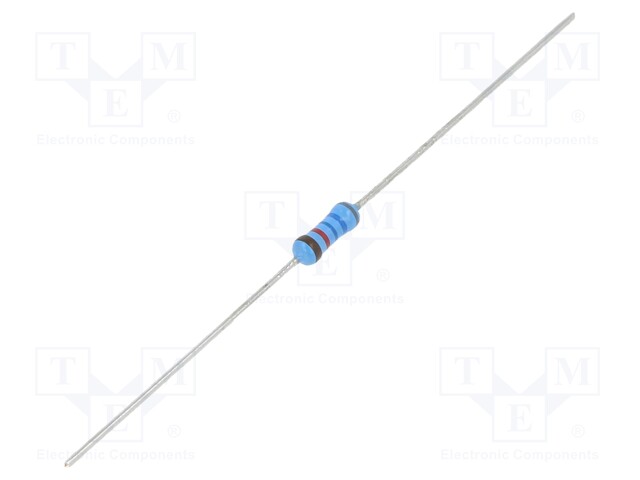Resistor: thin film; THT; 86.6kΩ; 600mW; ±5%; Ø2.5x6.5mm; 50ppm/°C