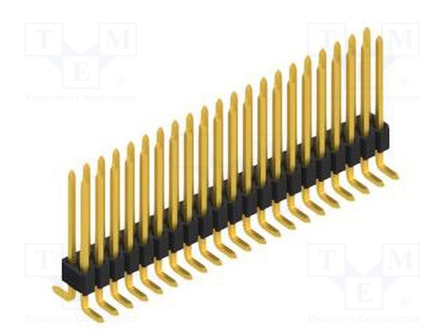Connector: pin strips; pin header; male; PIN: 42; 1.27mm; SMT; 2x21