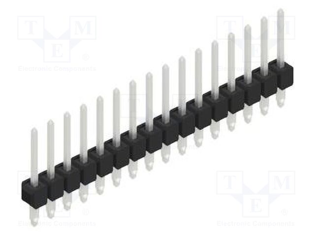 Connector: pin strips; pin header; male; PIN: 16; 2.54mm; THT; 1x16