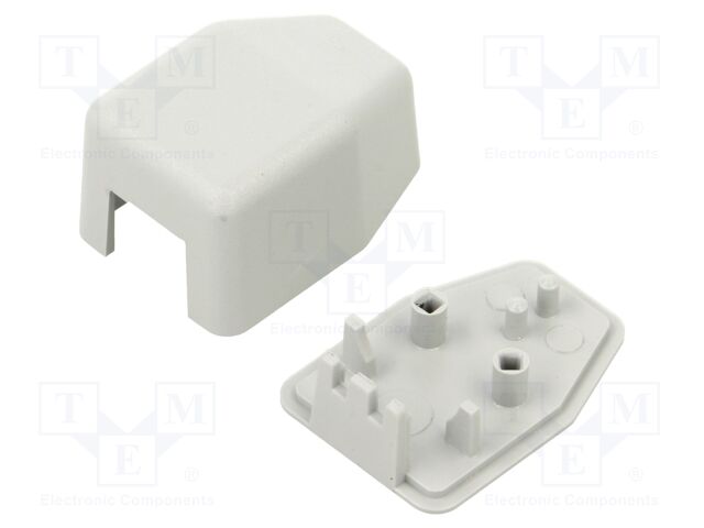 Enclosure: for power supplies; with hole; X: 19.3mm; Y: 27.4mm