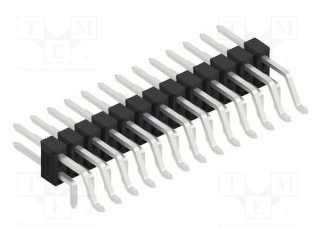 Connector: pin strips; pin header; male; PIN: 26; 2.54mm; SMT,THT