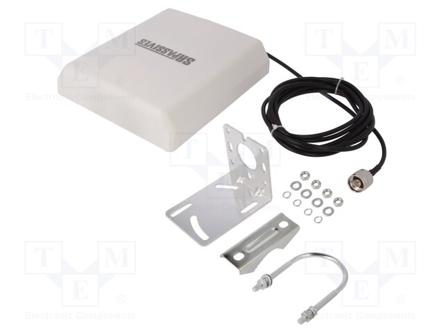 Antenna; LTE; 9dBi; Mounting: outside; 50Ω; male,N; -40÷85°C; 3m