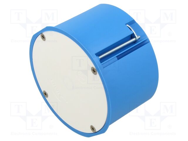 Enclosure: junction box; Ø: 83mm; plaster embedded; polyamide