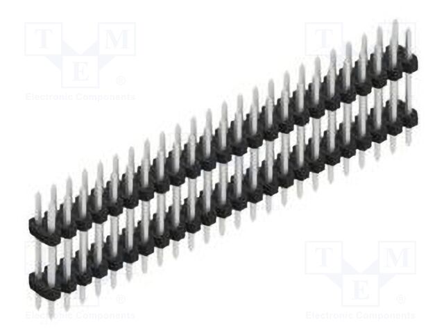 Connector: pin strips; pin header; male; PIN: 48; 2mm; THT; 2x24