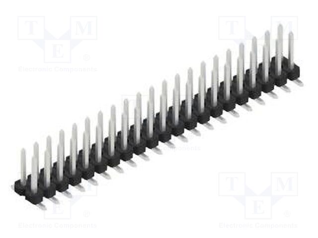 Connector: pin strips; pin header; male; PIN: 42; 2.54mm; SMT; 2x21