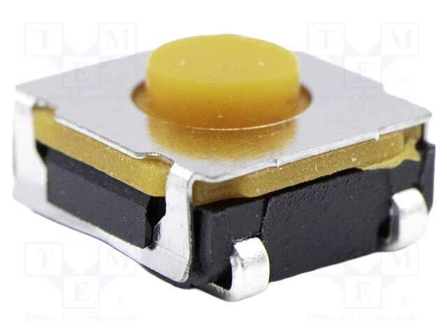 Microswitch TACT; SPST-NO; Pos: 2; 0.05A/12VDC; SMT; 3.43N; 3.5mm