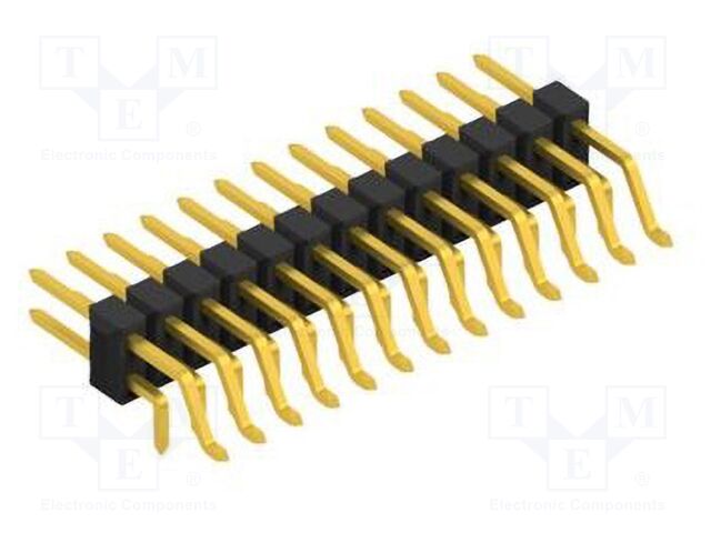 Connector: pin strips; pin header; male; PIN: 26; 2.54mm; SMT,THT