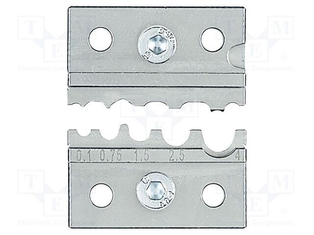 Crimping jaws; tubular connectors