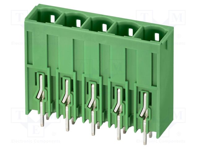 PCB headers, nominal cross section: 16 mm?, color: green, no