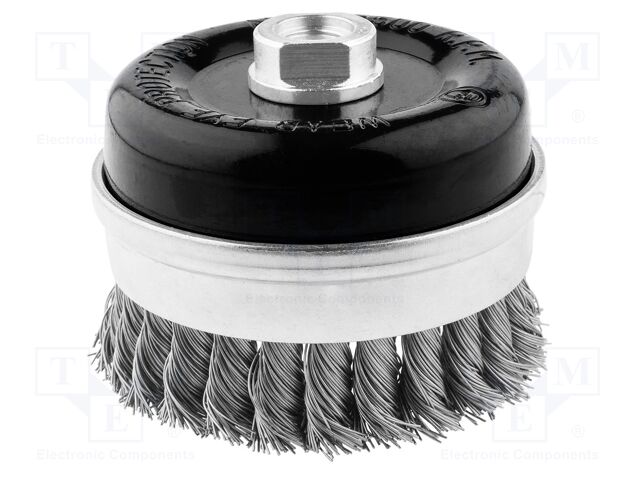 Tool accessories: cup brush; steel; 100mm; Thread: M14
