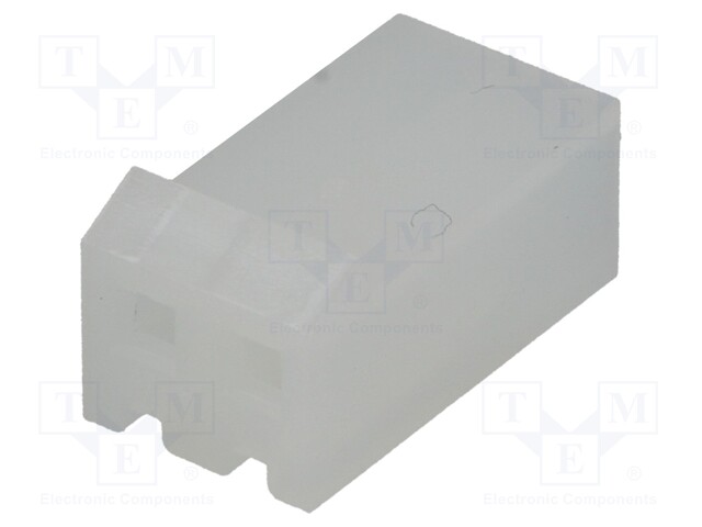 Plug; wire-board; female; 3.96mm; PIN: 2; w/o contacts; for cable