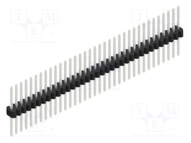 Connector: pin strips; pin header; male; PIN: 35; 1.27mm; THT; 1x35