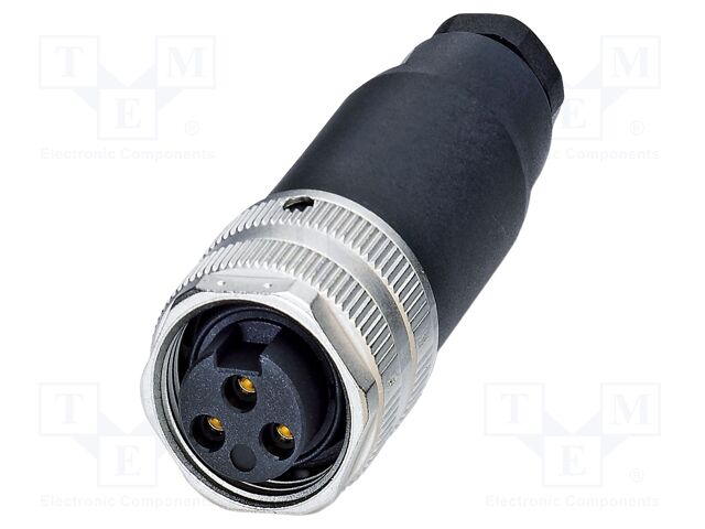 Connector: 7/8"; plug; PIN: 3; straight; unshielded; 12A; 300V; IP67