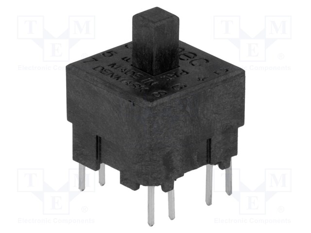 Microswitch TACT; DPST-NO + DPST-NC; Pos: 2; 0.025A/120VDC; THT