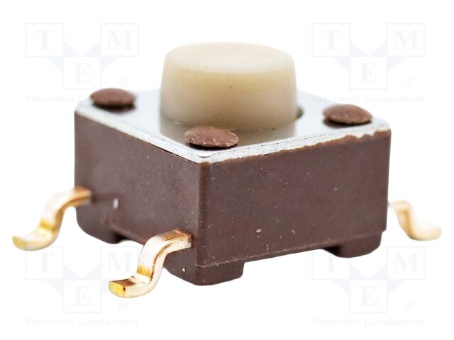 Microswitch TACT; SPST-NO; Pos: 2; 0.05A/12VDC; SMT; none; 1.6N